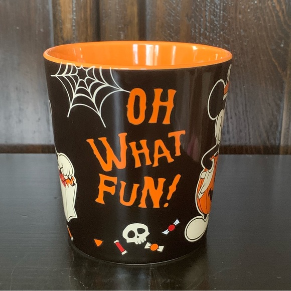 Oh What Fun! Mickey and Minnie Mouse Halloween Mug with Mouse Ears Handle - Picture 3 of 9